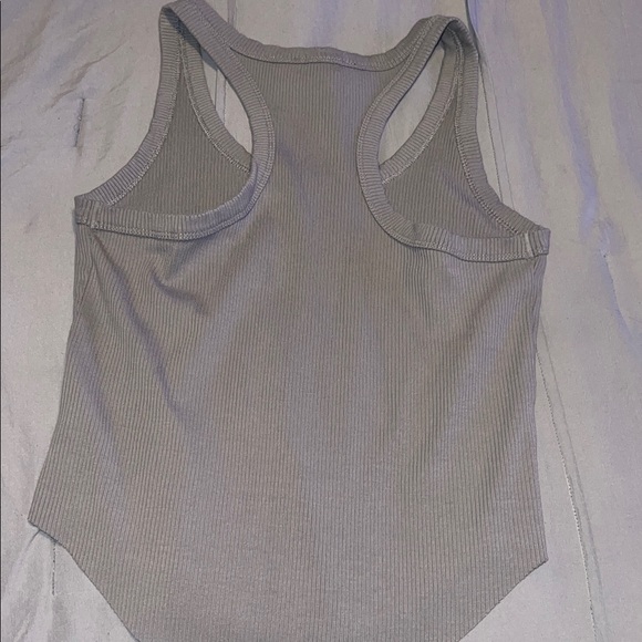 Forever 21 Light Gray Ribbed Racerback Tank - Picture 5 of 5